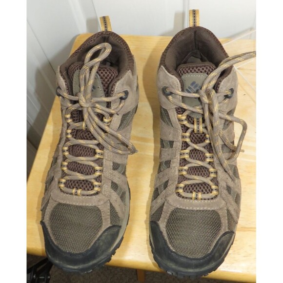 Columbia Men\'s Redmond Mid Waterproof Hiking Boots Cordovan/Dark Banana Size 9.5 main image 8